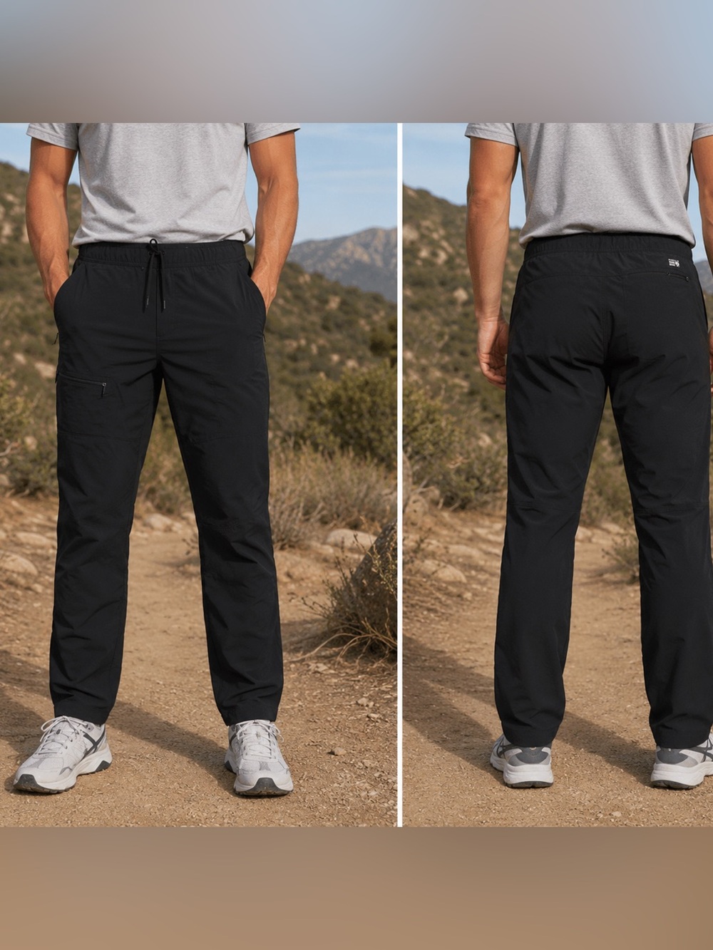 Mountain Hardwear Black Men's Jogger/Straight Leg Pants - GUC